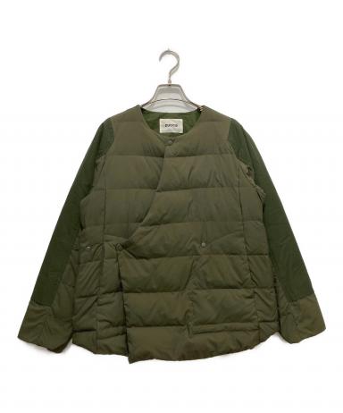 中古・古着通販】ZUCCA (ズッカ) ダウンジャケット カーキ サイズ:M