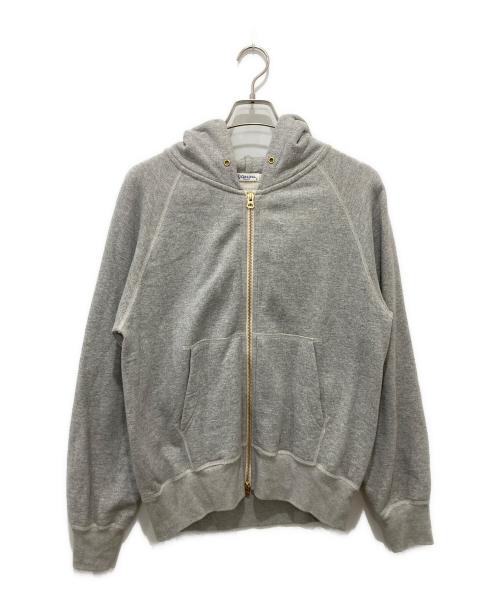 ORCIVAL（オーシバル）ORCIVAL (オーシバル) フレンチテリー ジップ フーディー パーカー グレー サイズ:34の古着・服飾アイテム