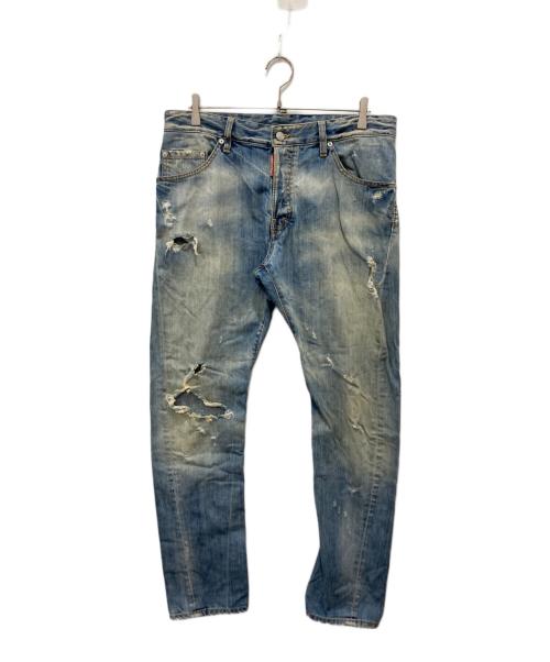 DSQUARED2（ディースクエアード）DSQUARED2 (ディースクエアード) デニムパンツ インディゴ サイズ:48の古着・服飾アイテム