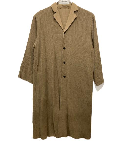 JURGEN LEHL（ヨーガンレール）JURGEN LEHL (ヨーガンレール) ウールシルクセットコート ベージュ サイズ:Mの古着・服飾アイテム