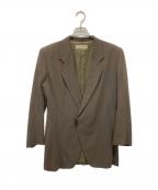 JURGEN LEHLヨーガンレール）の古着「ノーラペルジャケット」｜ブラウン