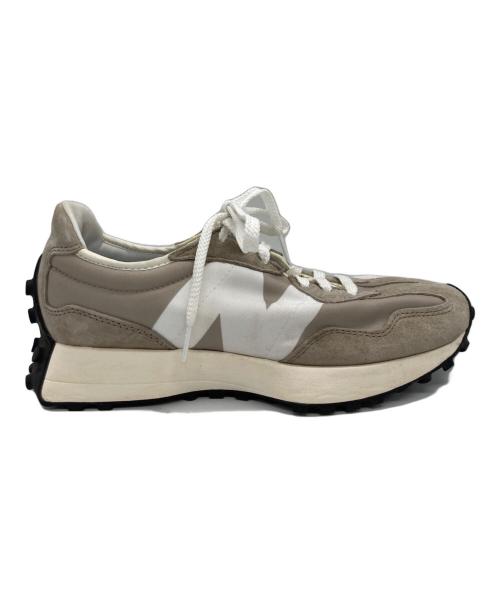 NEW BALANCE（ニューバランス）NEW BALANCE (ニューバランス) ローカットスニーカー ホワイト×ベージュ サイズ:27.0cmの古着・服飾アイテム