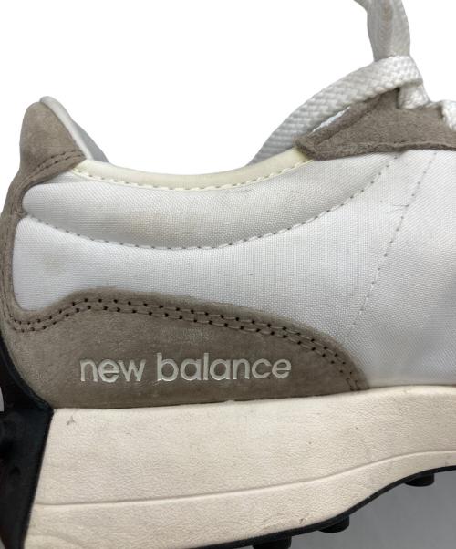 NEW BALANCE（ニューバランス）NEW BALANCE (ニューバランス) ローカットスニーカー ホワイト×ベージュ サイズ:27.0cmの古着・服飾アイテム