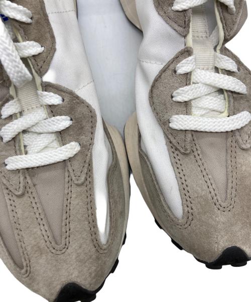 NEW BALANCE（ニューバランス）NEW BALANCE (ニューバランス) ローカットスニーカー ホワイト×ベージュ サイズ:27.0cmの古着・服飾アイテム