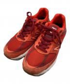 NEW BALANCEニューバランス）の古着「ローカットスニーカー」｜レッド