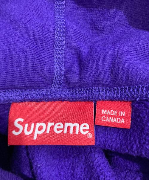 SUPREME（シュプリーム）SUPREME (シュプリーム) Swarovski S Logo Hooded Sweatshirt パープル サイズ:Mの古着・服飾アイテム
