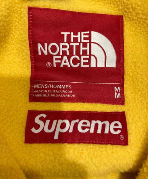SUPREME（シュプリーム）SUPREME (シュプリーム) THE NORTH FACE (ザ ノース フェイス) Denali Fleece Jacket ブラック×イエロー サイズ:Mの古着・服飾アイテム