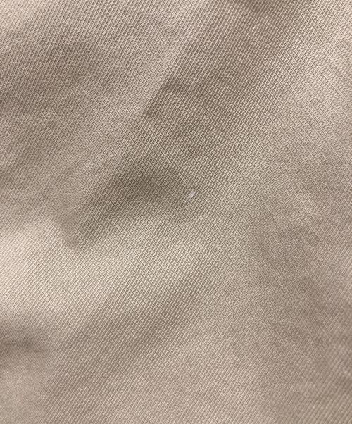 A.P.C.（アーペーセー）A.P.C. (アーペーセー) ロゴ刺繍 コットンリネン オープンカラーシャツ ベージュ サイズ:Mの古着・服飾アイテム