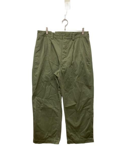waiper（ワイパー）waiper (ワイパー) M-52チノトラウザータックパンツ カーキ サイズ:26の古着・服飾アイテム