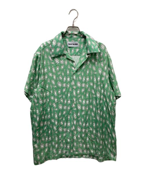 NEAT ALOHA（ニートアロハ）NEAT ALOHA (ニートアロハ) アロハシャツ グリーン サイズ:Lの古着・服飾アイテム