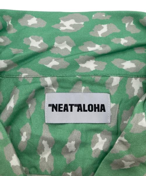 NEAT ALOHA（ニートアロハ）NEAT ALOHA (ニートアロハ) アロハシャツ グリーン サイズ:Lの古着・服飾アイテム