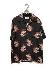 NEAT ALOHA（ニートアロハ）の古着「アロハシャツ」｜ブラック