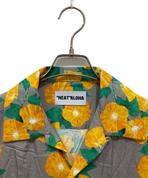 NEAT ALOHA（ニートアロハ）NEAT ALOHA (ニートアロハ) アロハシャツ グレー サイズ:Mの古着・服飾アイテム