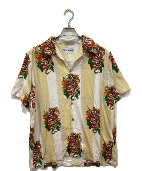 NEAT ALOHA（ニートアロハ）NEAT ALOHA (ニートアロハ) アロハシャツ ベージュ サイズ:Lの古着・服飾アイテム