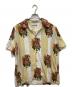 NEAT ALOHA（ニートアロハ）の古着「アロハシャツ」｜ベージュ