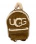 UGG（アグ）の古着「DANNIE BACKPACK SHEEPSKIN」｜ブラウン