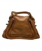 Chloeクロエ）の古着「2WAYレザーバッグ」｜ブラウン
