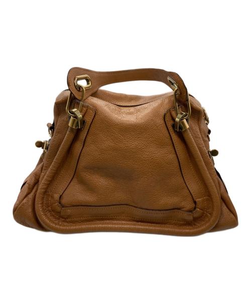 Chloe（クロエ）Chloe (クロエ) 2WAYレザーバッグ ブラウンの古着・服飾アイテム