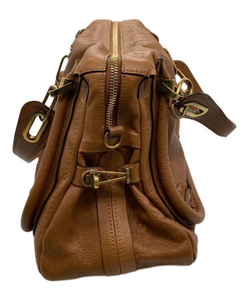 Chloe（クロエ）Chloe (クロエ) 2WAYレザーバッグ ブラウンの古着・服飾アイテム