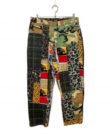 X-LARGE（エクストララージ）の古着「パッチワークパンツ」｜マルチカラー