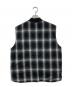 X-LARGE (エクストララージ) OMBRE PLAID REVERSIBLE VEST ブラック サイズ:L：6000円