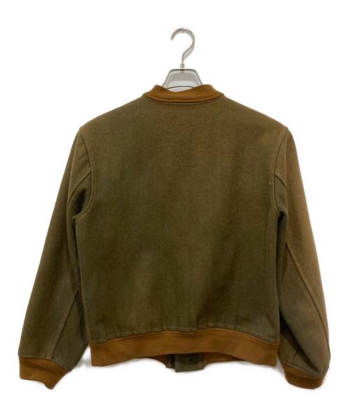 RRL（ダブルアールエル）RRL (ダブルアールエル) WOOL SPORTS JACKET ブラウン×グリーン サイズ:Ｍの古着・服飾アイテム