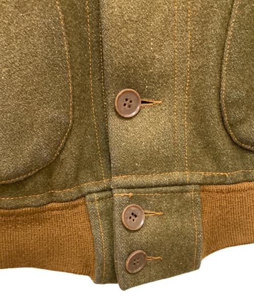 RRL（ダブルアールエル）RRL (ダブルアールエル) WOOL SPORTS JACKET ブラウン×グリーン サイズ:Ｍの古着・服飾アイテム