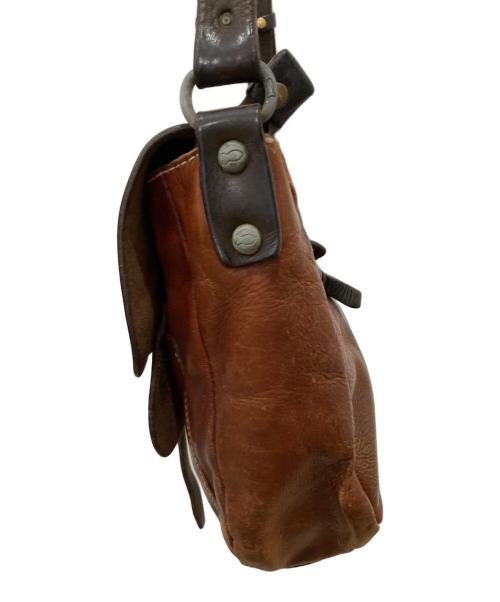 campomaggi（カンポマッジ）campomaggi (カンポマッジ) ショルダーバッグ ブラウンの古着・服飾アイテム