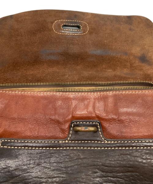 campomaggi（カンポマッジ）campomaggi (カンポマッジ) ショルダーバッグ ブラウンの古着・服飾アイテム