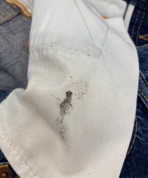 DSQUARED2（ディースクエアード）DSQUARED2 (ディースクエアード) KENNY TWIST ペイント加工 デニムパンツ インディゴ サイズ:44の古着・服飾アイテム