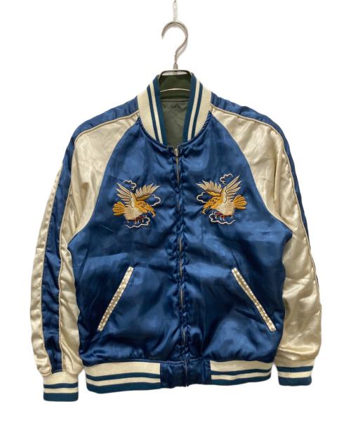 ALPHA（アルファ）ALPHA (アルファ) SOUVENIR JACKET REVERSE ブルー×グリーン サイズ:Mの古着・服飾アイテム