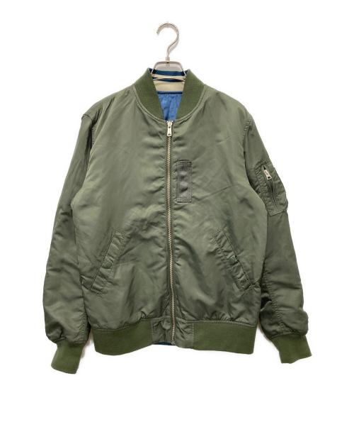 ALPHA（アルファ）ALPHA (アルファ) SOUVENIR JACKET REVERSE ブルー×グリーン サイズ:Mの古着・服飾アイテム