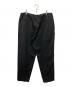 GROUND Y (グラウンドワイ) WOOL POLYESTER GABARDINE SLIM 5POCKET PANTS ブラック サイズ:3：12000円