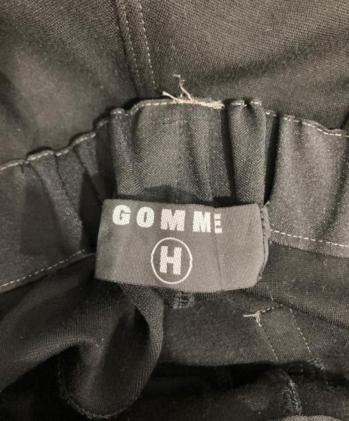 gomme HOMME（ゴム オム）gomme HOMME (ゴム オム) ラップデザインイージーパンツ ブラック サイズ:2の古着・服飾アイテム