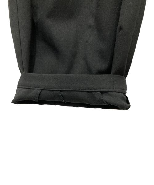 gomme HOMME（ゴム オム）gomme HOMME (ゴム オム) アシンメトリータックパンツ ブラック サイズ:Mの古着・服飾アイテム