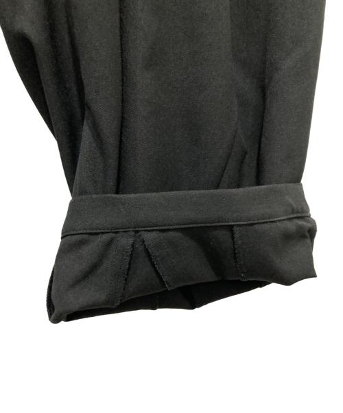 gomme HOMME（ゴム オム）gomme HOMME (ゴム オム) アシンメトリータックパンツ ブラック サイズ:Mの古着・服飾アイテム