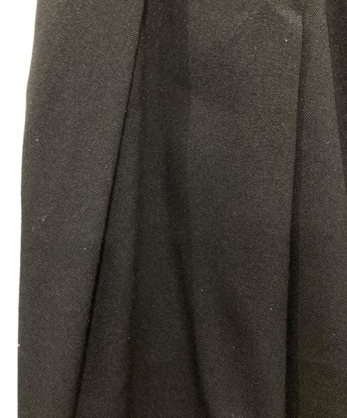 gomme HOMME（ゴム オム）gomme HOMME (ゴム オム) アシンメトリータックパンツ ブラック サイズ:Mの古着・服飾アイテム