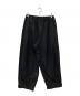 gomme HOMME (ゴム オム) アシンメトリータックパンツ ブラック サイズ:M：6000円