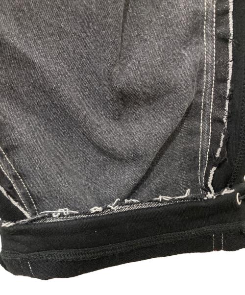 IROQUOIS（イロコイ）IROQUOIS (イロコイ) 再構築デニム ブラック サイズ:4の古着・服飾アイテム