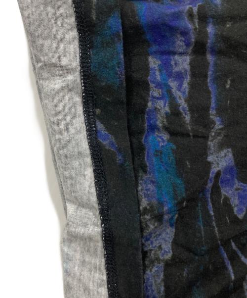 GROUND Y（グラウンドワイ）GROUND Y (グラウンドワイ) カモ柄カットソー ブラック×ブルー サイズ:3の古着・服飾アイテム