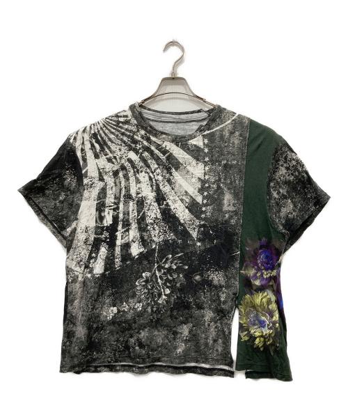 GROUND Y（グラウンドワイ）GROUND Y (グラウンドワイ) 総柄カットソー グレー サイズ:3の古着・服飾アイテム