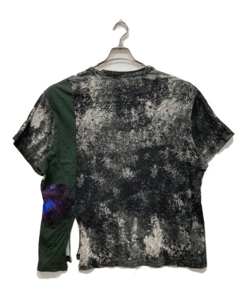 GROUND Y（グラウンドワイ）GROUND Y (グラウンドワイ) 総柄カットソー グレー サイズ:3の古着・服飾アイテム