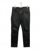 NUDIE JEANSヌーディー・ジーンズ）の古着「コーティングデニムパンツ」｜ブラック