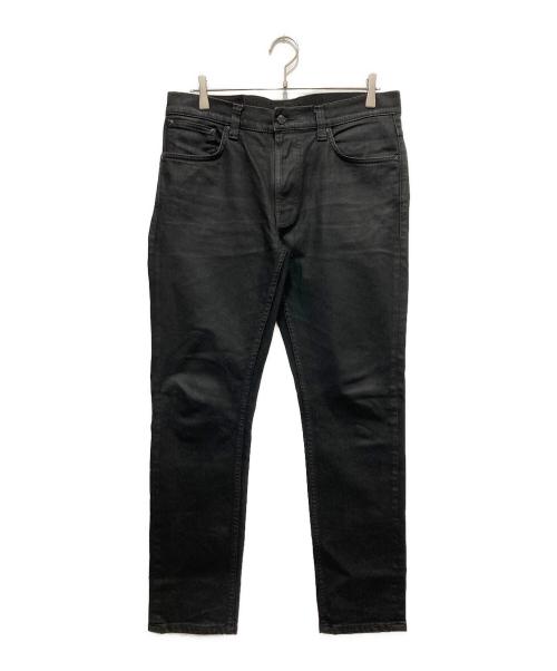 NUDIE JEANS（ヌーディー・ジーンズ）NUDIE JEANS (ヌーディー・ジーンズ) コーティングデニムパンツ ブラック サイズ:32の古着・服飾アイテム