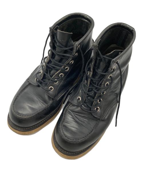 RED WING（レッドウィング）RED WING (レッドウィング) 6-inch Classic Moc ブラック サイズ:7　1/2Eの古着・服飾アイテム