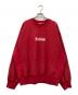 SUPREME（シュプリーム）の古着「Washed Box Logo Crewneck」｜レッド