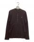 BURBERRY BLACK LABEL（バーバリーブラックレーベル）の古着「ヘンリーネックカットソー」｜ブラウン
