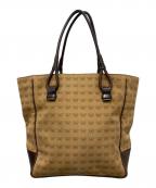 BOTTEGA VENETAボッテガベネタ）の古着「蝶柄キャンバストートバッグ」｜ベージュ