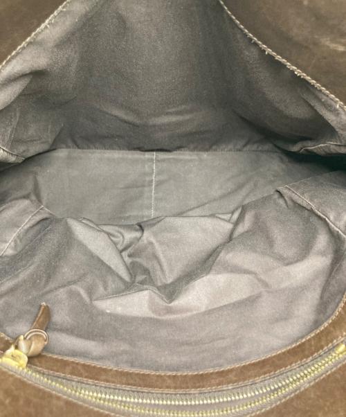 BOTTEGA VENETA（ボッテガベネタ）BOTTEGA VENETA (ボッテガベネタ) 蝶柄キャンバストートバッグ ベージュの古着・服飾アイテム