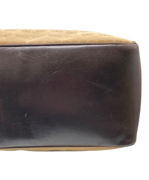 BOTTEGA VENETA（ボッテガベネタ）BOTTEGA VENETA (ボッテガベネタ) 蝶柄キャンバストートバッグ ベージュの古着・服飾アイテム